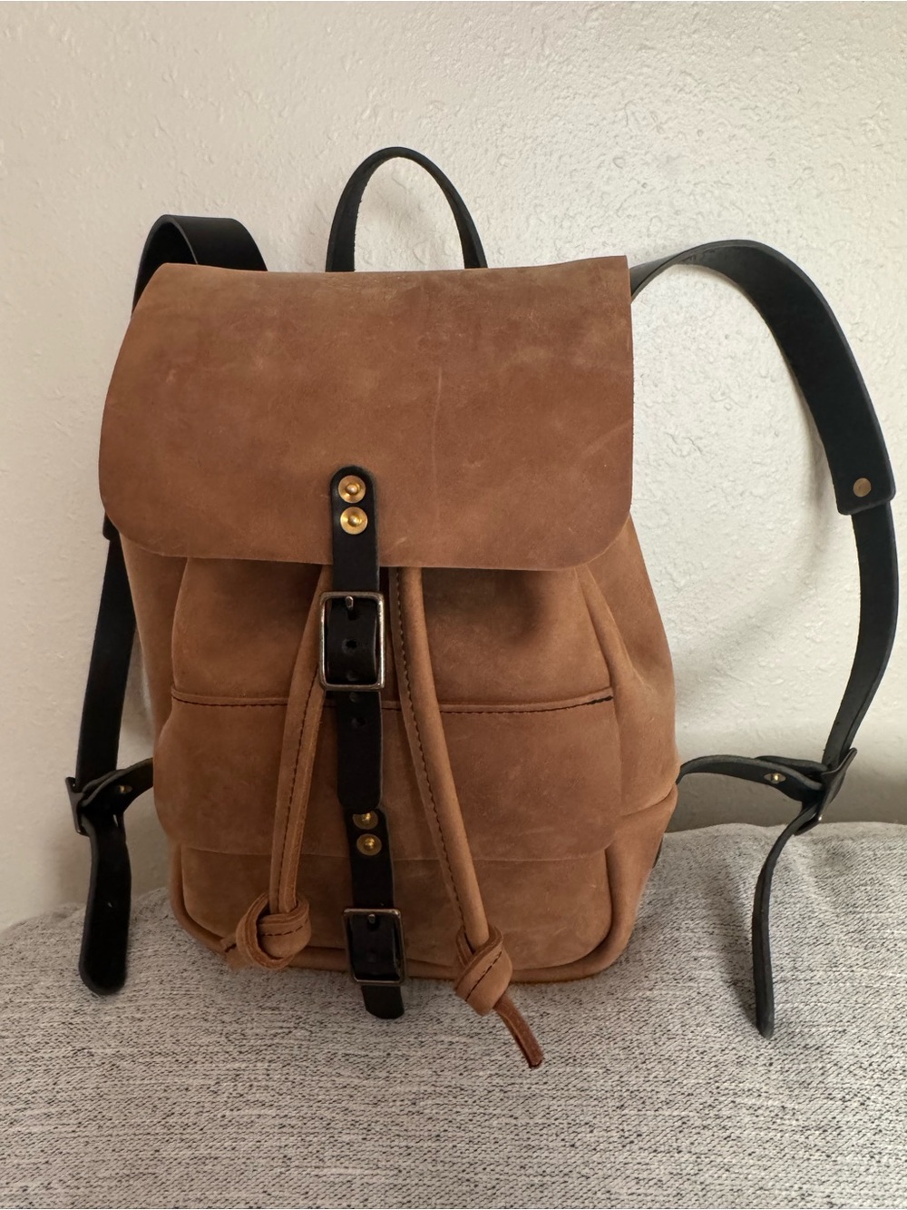 Go Forth Goods Small Drawstring Backpack - Picture 2 of 5